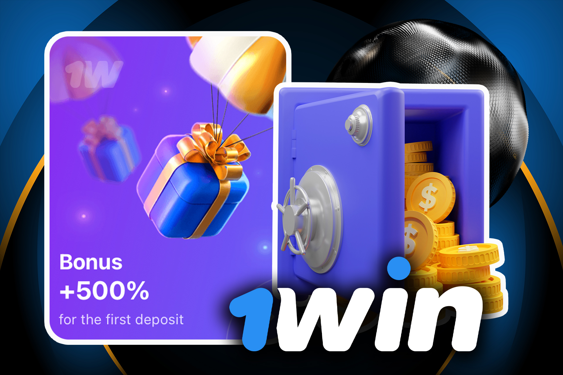 Make your first deposit and get up to 500% as a bonus money.