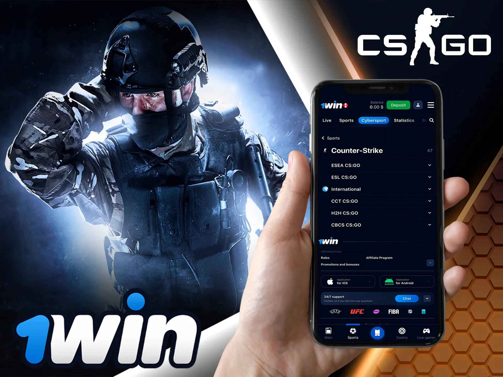 Players from Canada have a unique chance to enjoy the game at any convenient location thanks to 1Win advanced software.