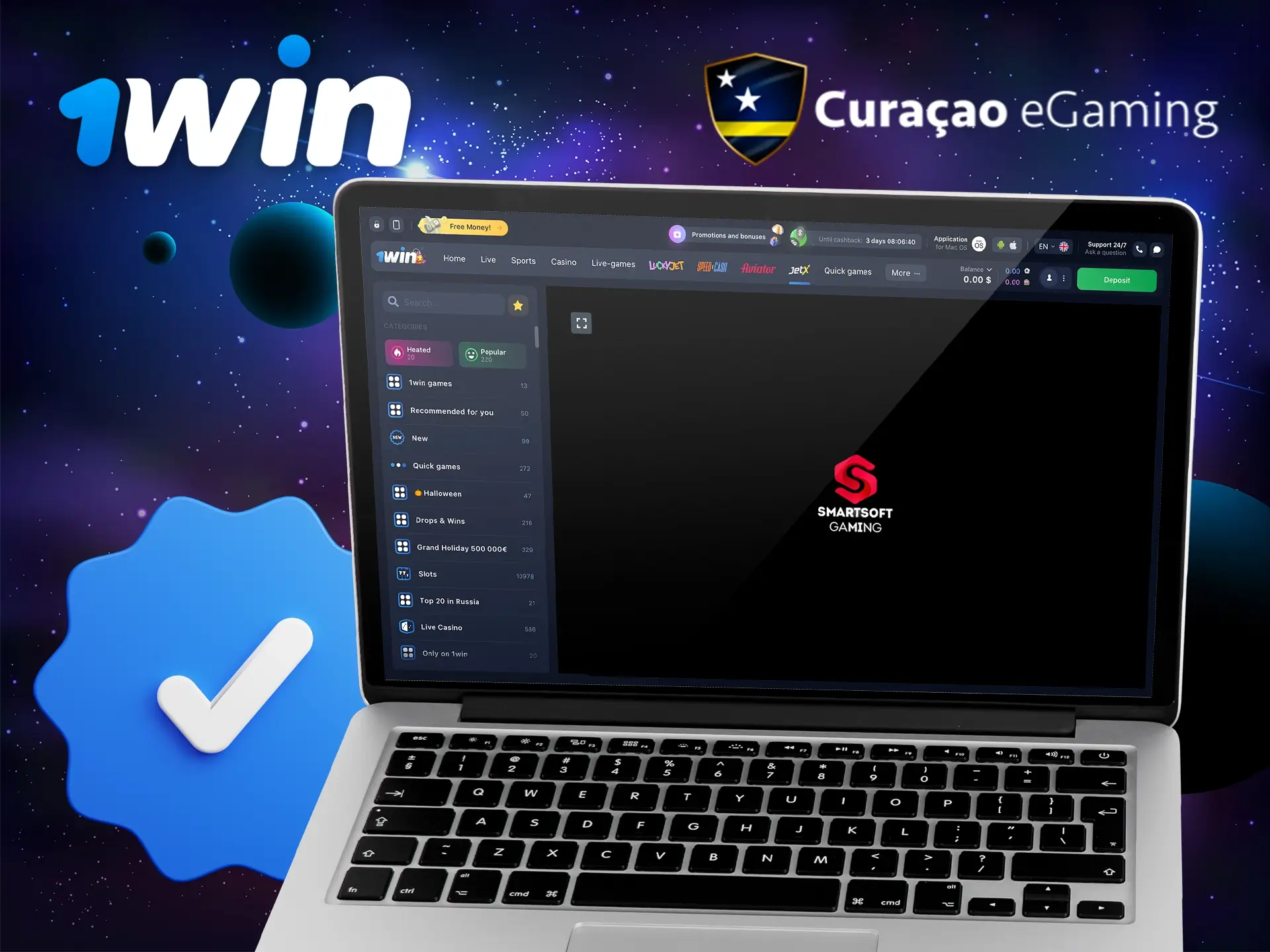 You can trust 1Win as it is a responsible and trusted casino in Canada.