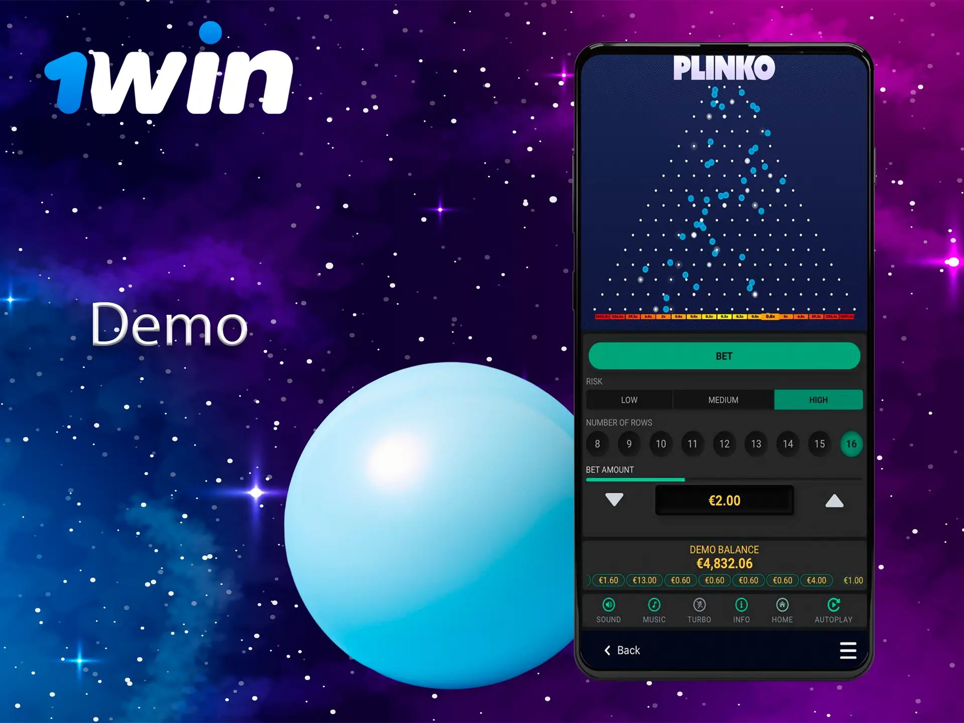 Before you start playing for real money practice and gain experience in demo mode.