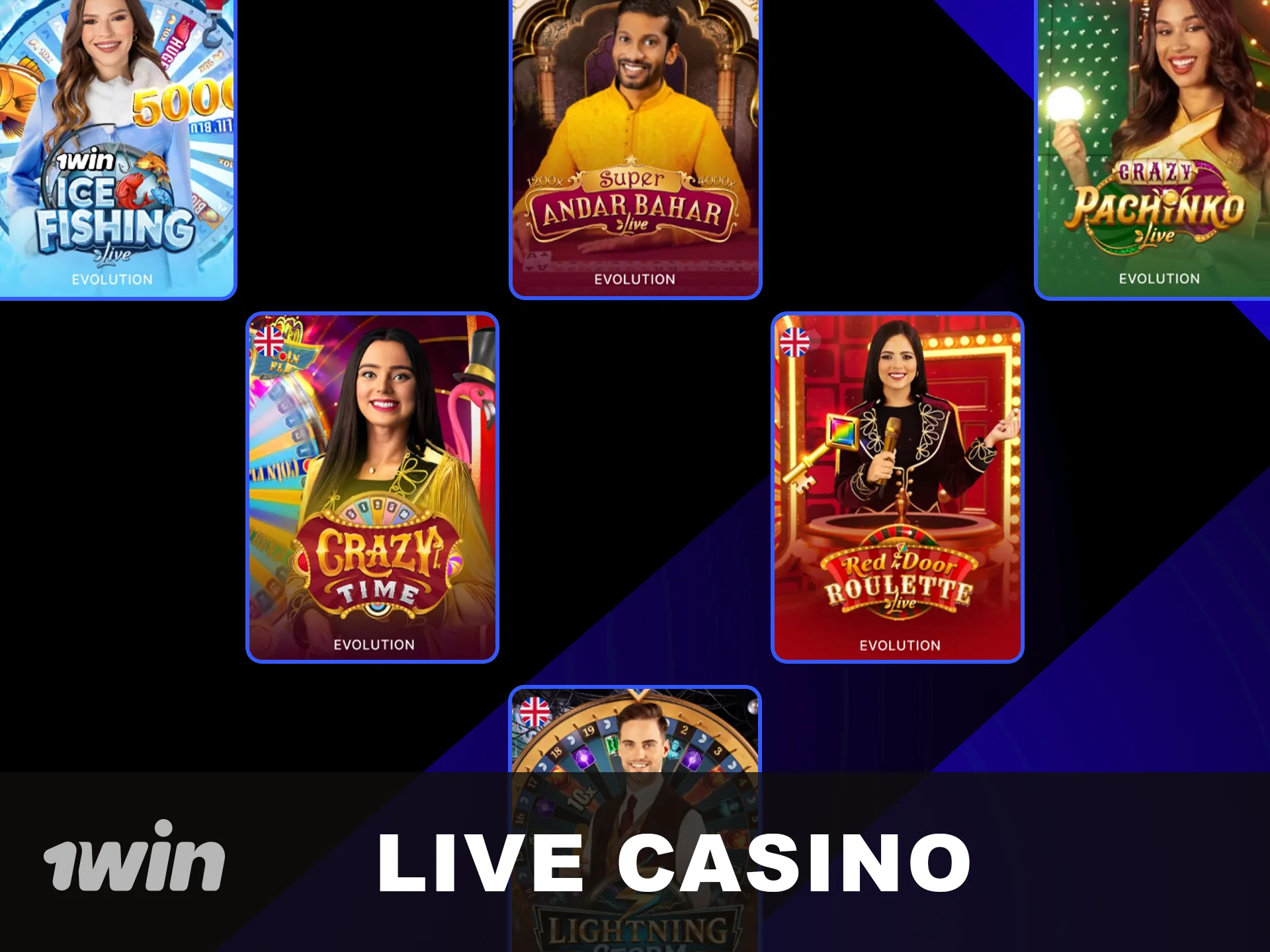 Enjoy the 1win Live Casino experience now.